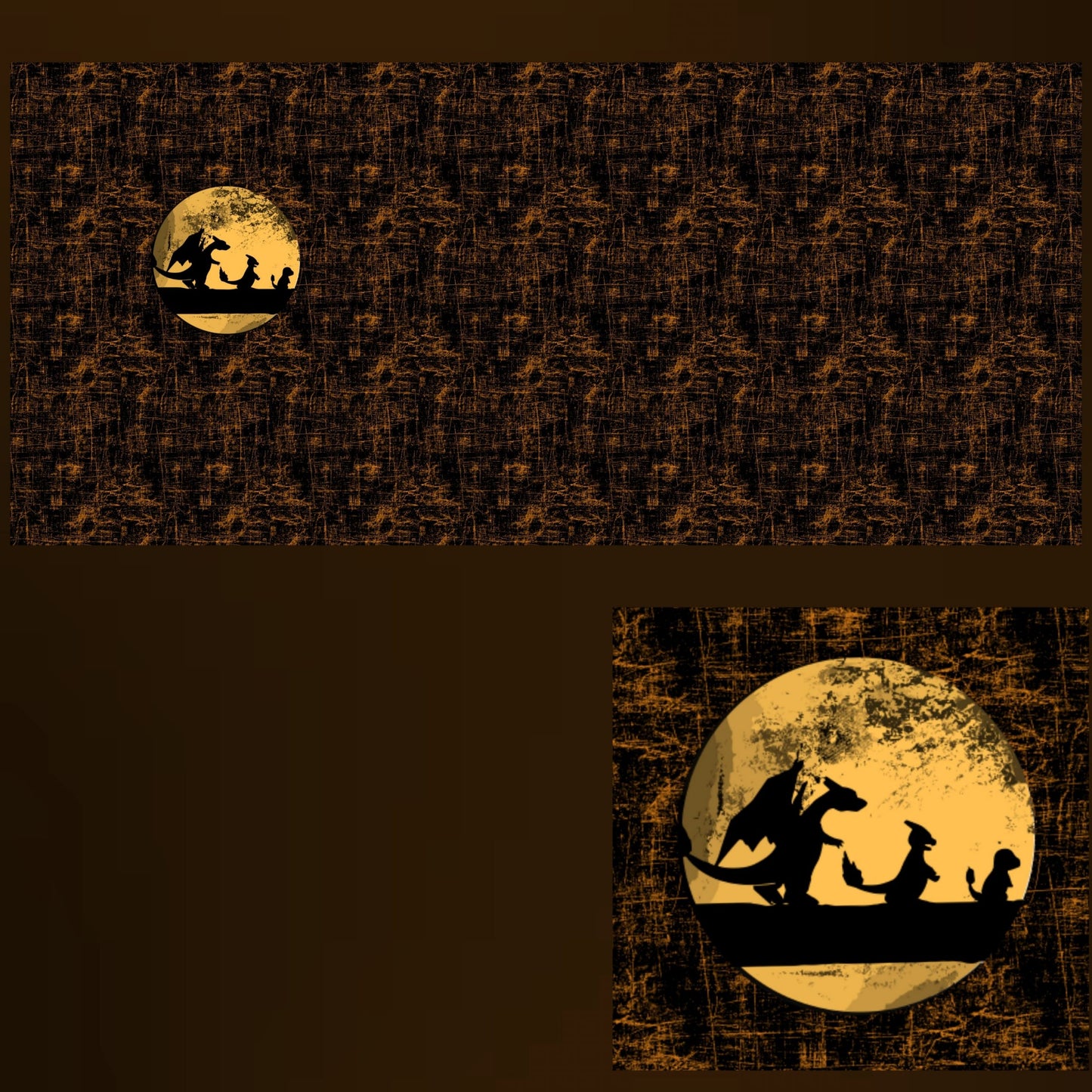 Panel mit Kombi - Evolution Orange ca. 60cm