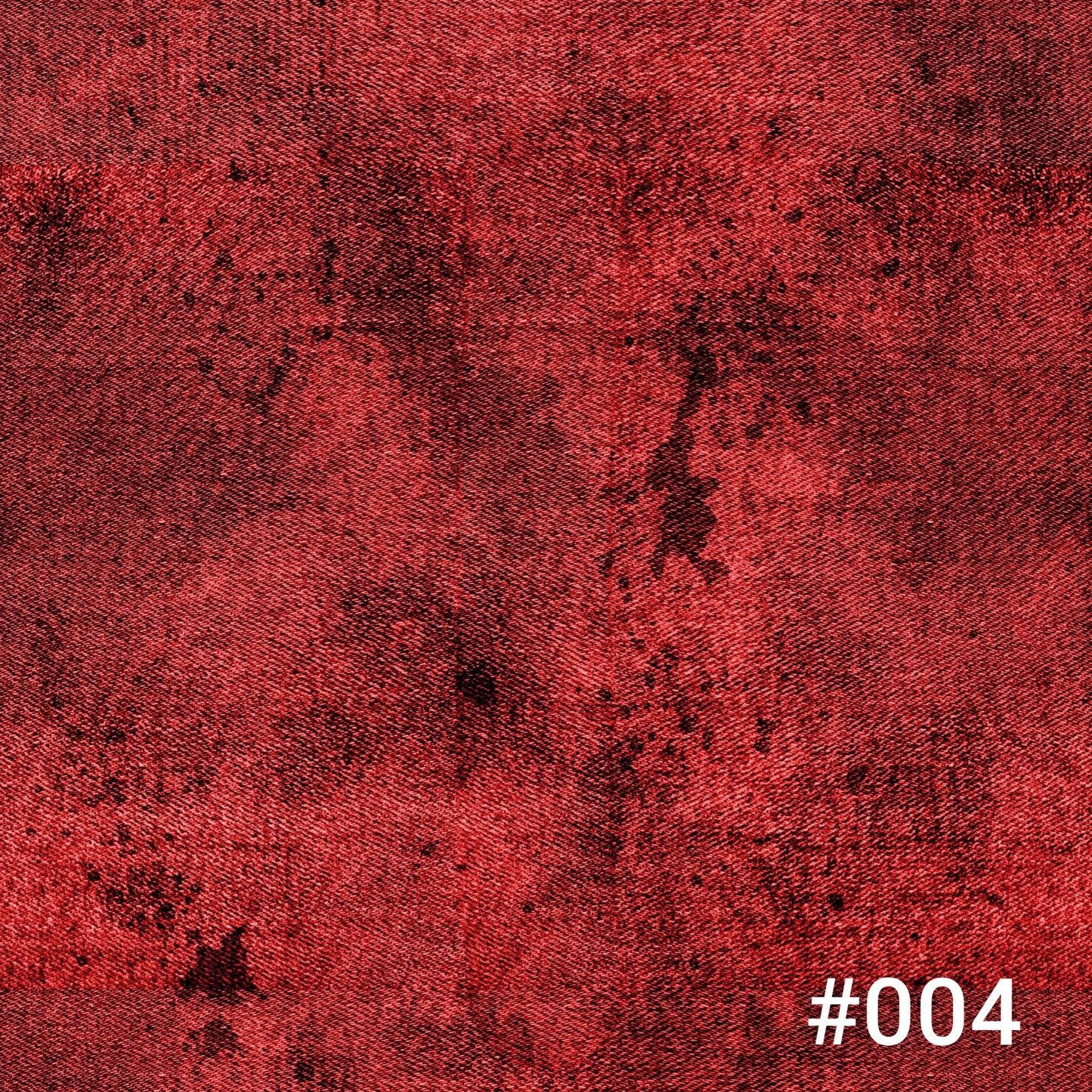 Auktion - 0,5m Jersey - Jeansoptik Grunge Rot