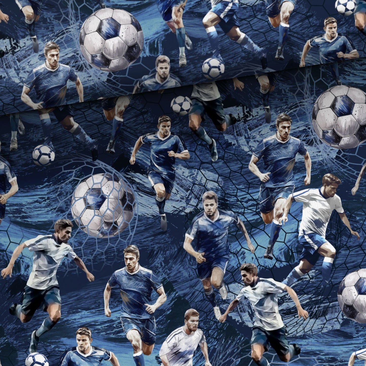 Sommersweat - Fußball Blau