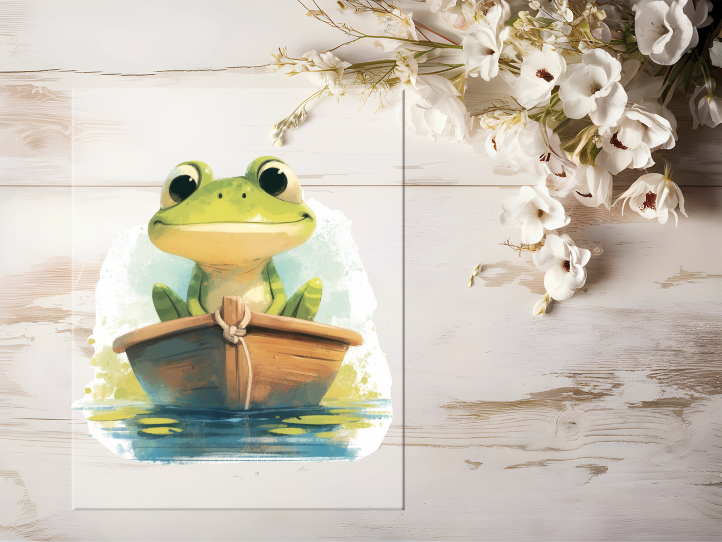 Bügelbild - Frosch #1574