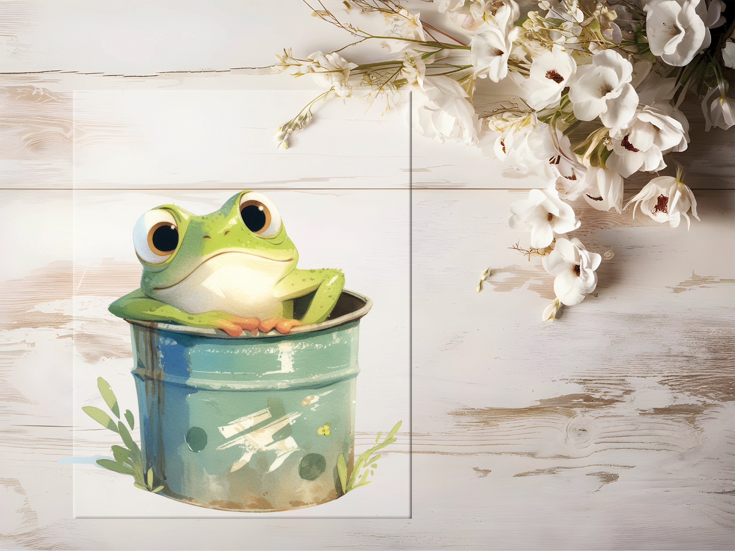 Bügelbild - Frosch #1576