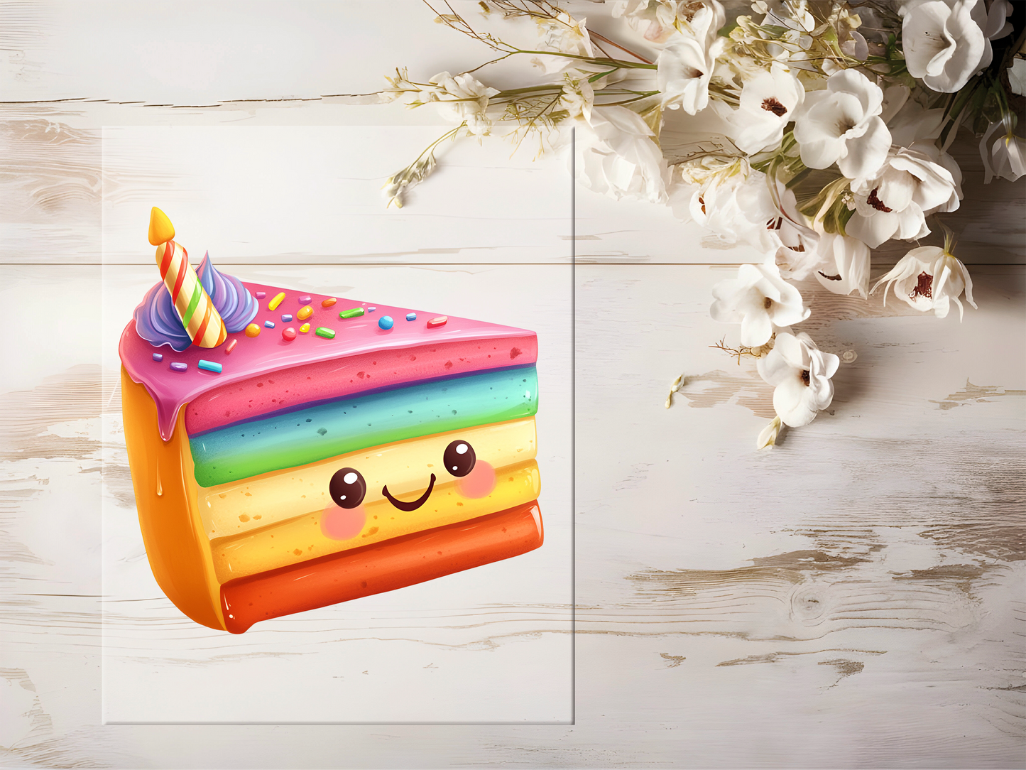 Bügelbild - Geburtstagskuchen #1641