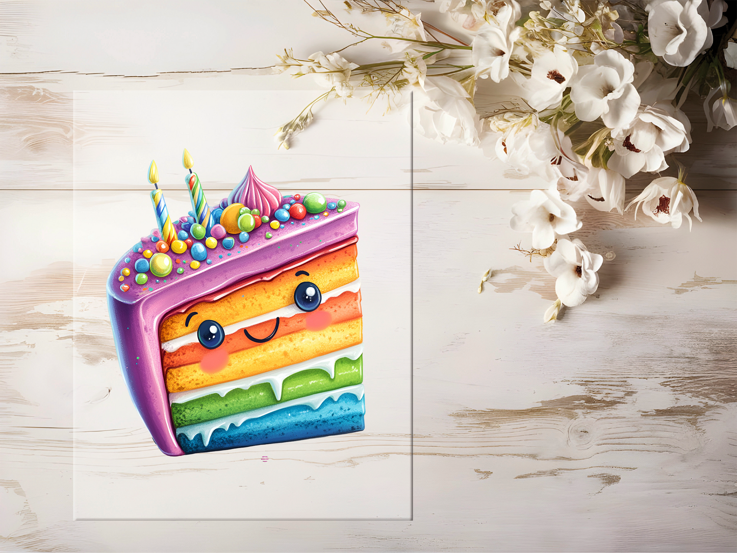 Bügelbild - Geburtstagskuchen #1642