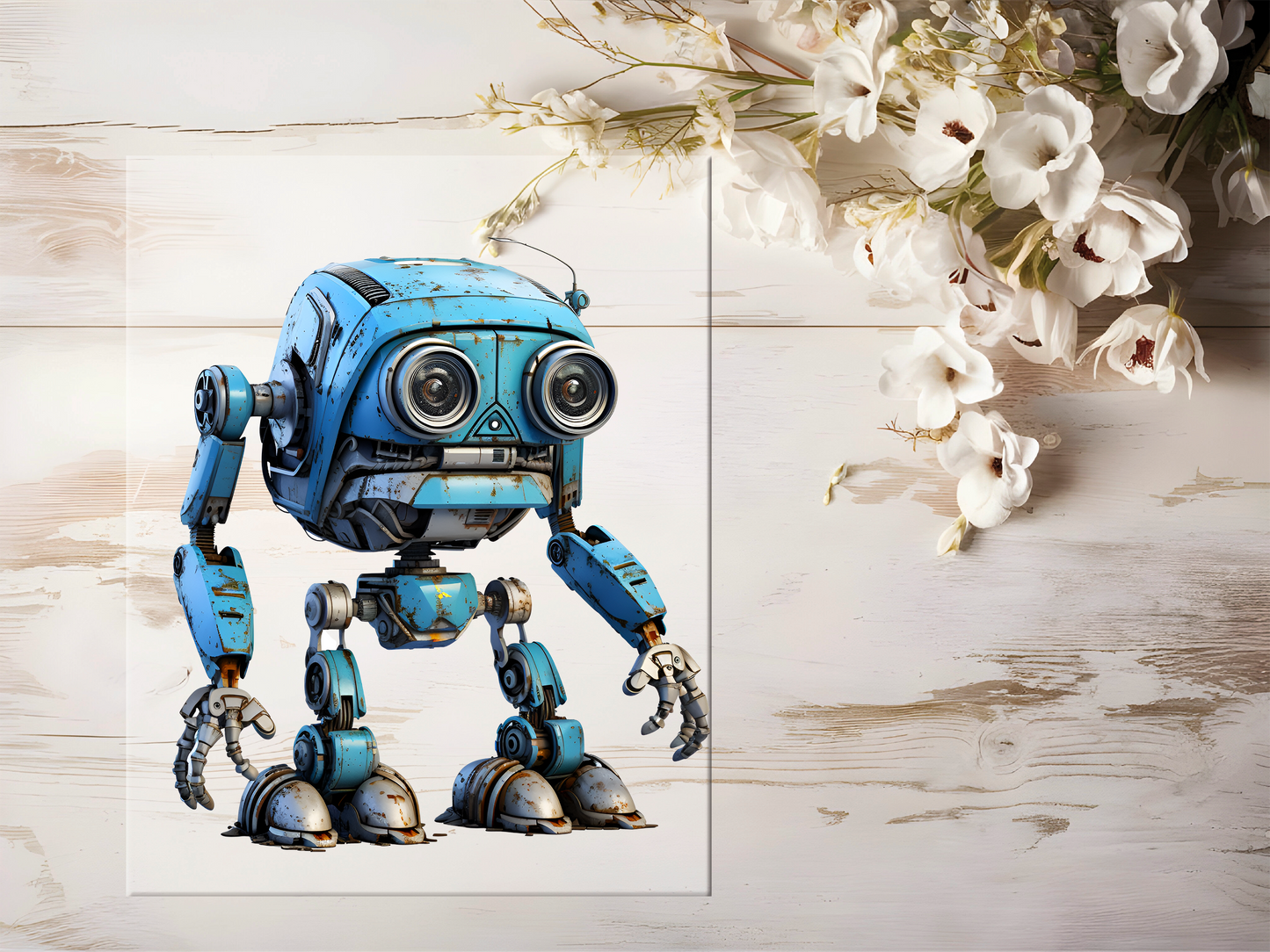 Bügelbild - Roboter #1659