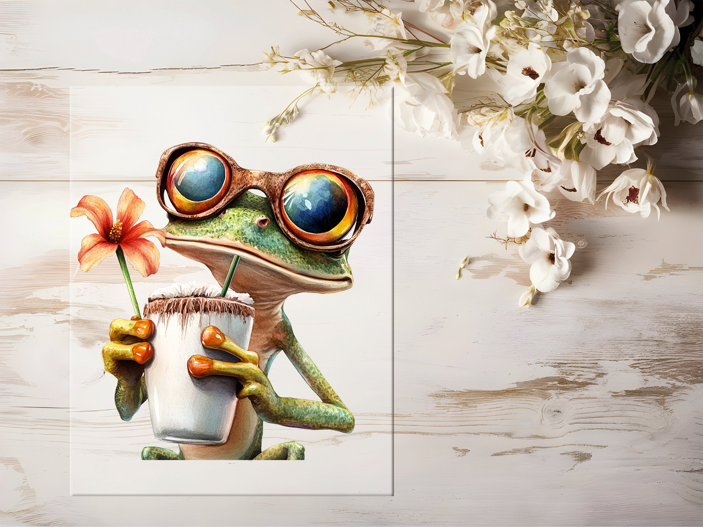 Bügelbild - Frosch #1662