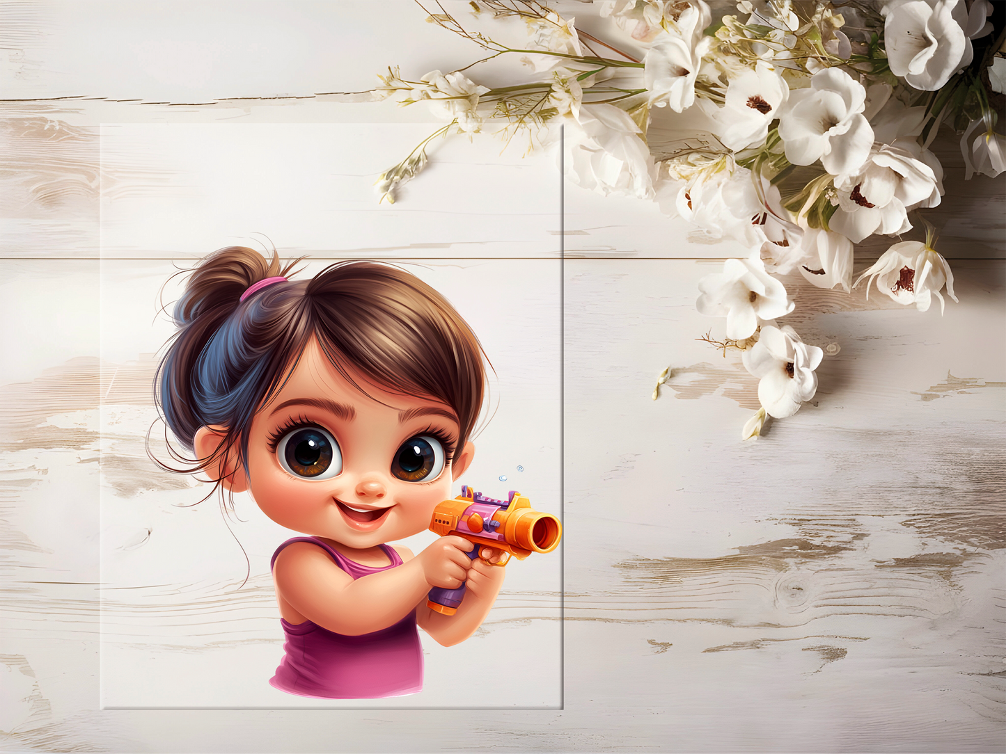 Bügelbild - Sommermädchen #1684