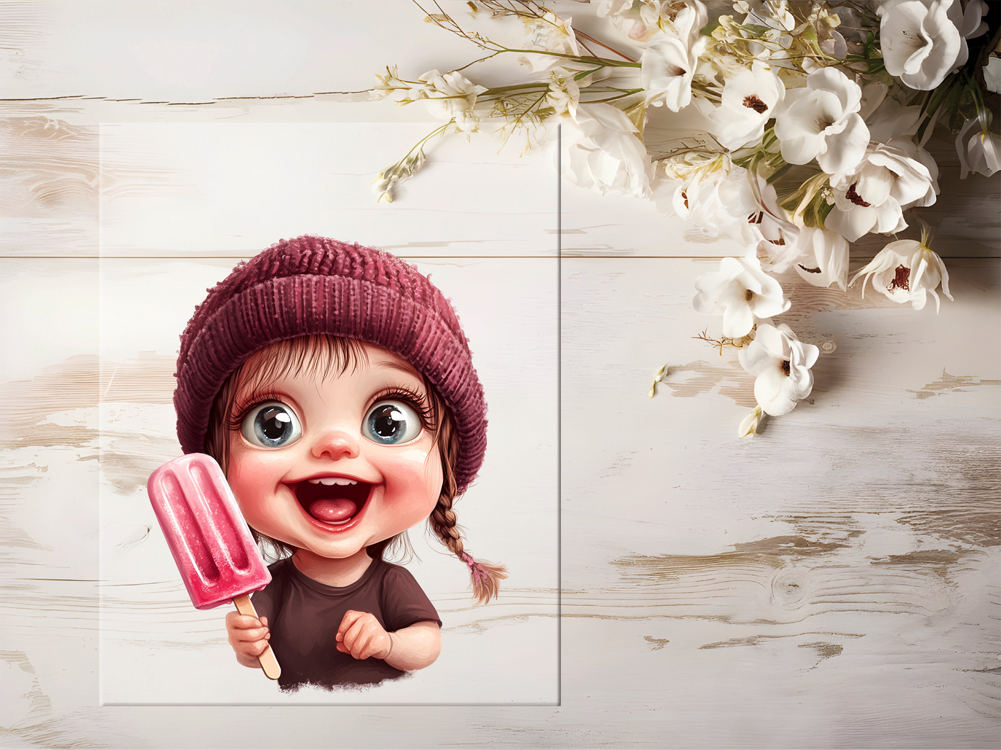 Bügelbild - Sommermädchen #1686