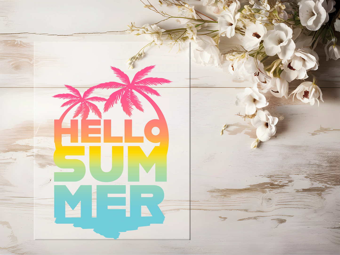 Bügelbild - Hello Summer #1847