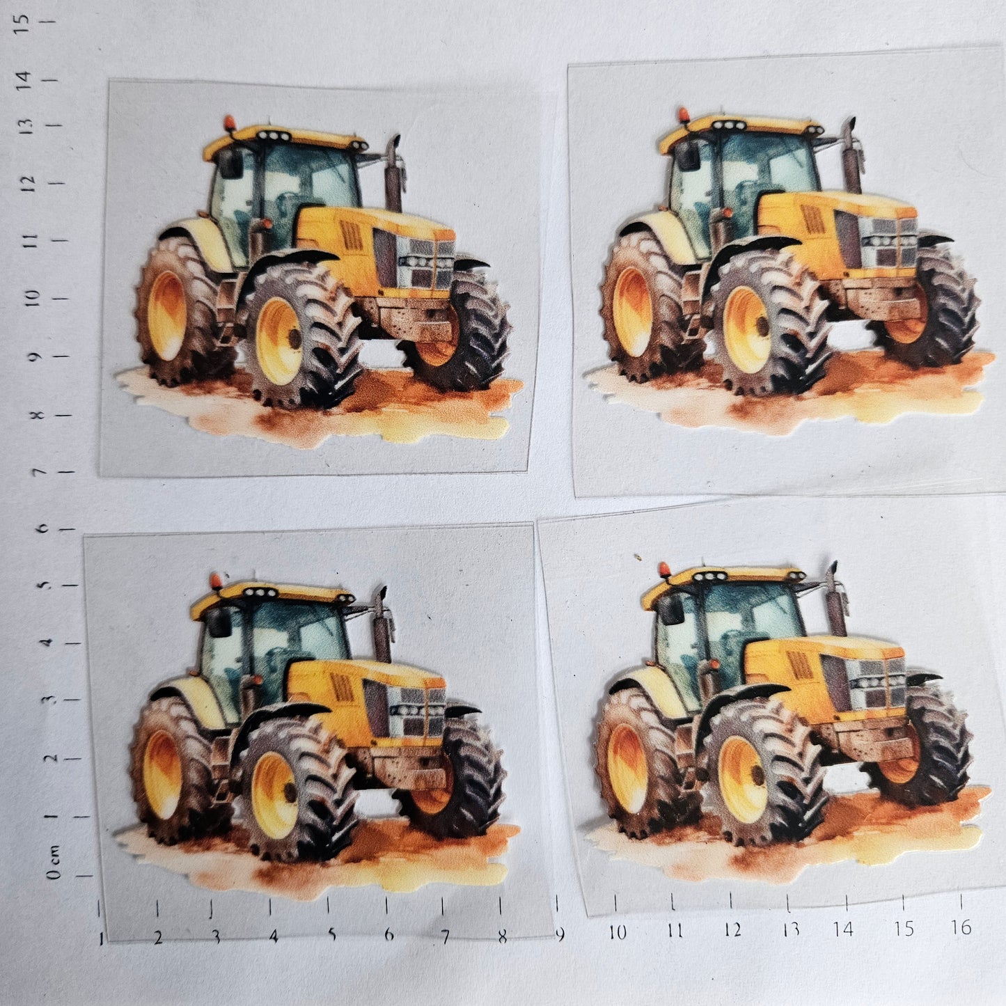 Rub On - 6cm - Traktor (1 Stk)