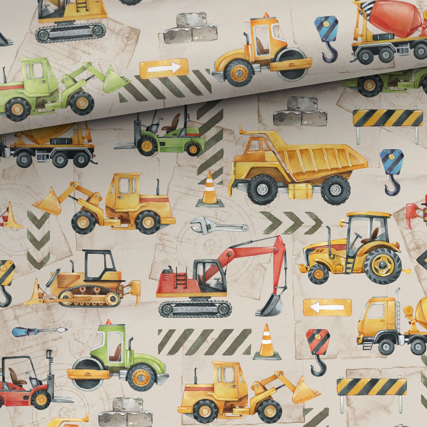 Sommersweat - Baustelle Beige