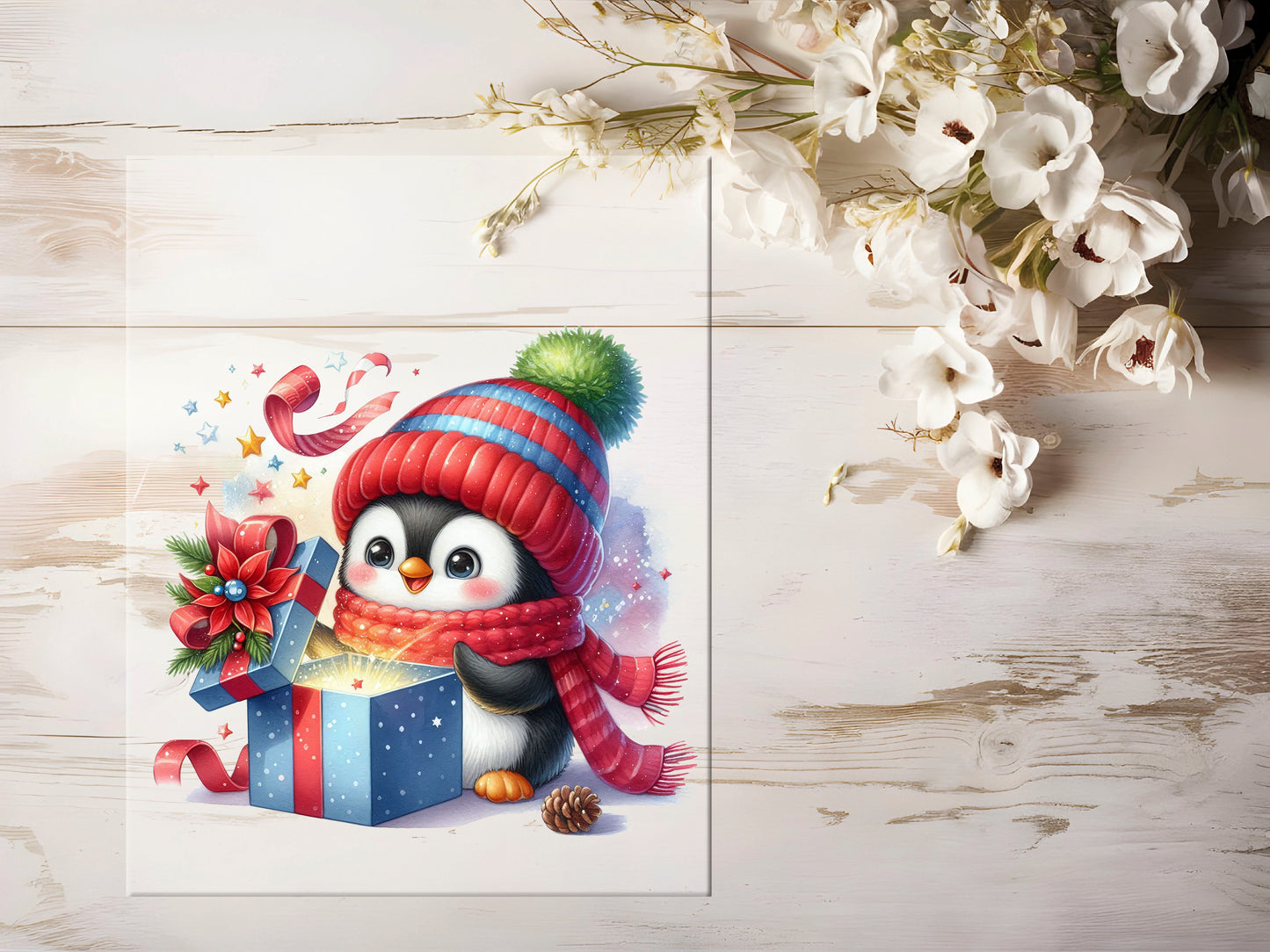 Bügelbild - Winter Pinguin #0912