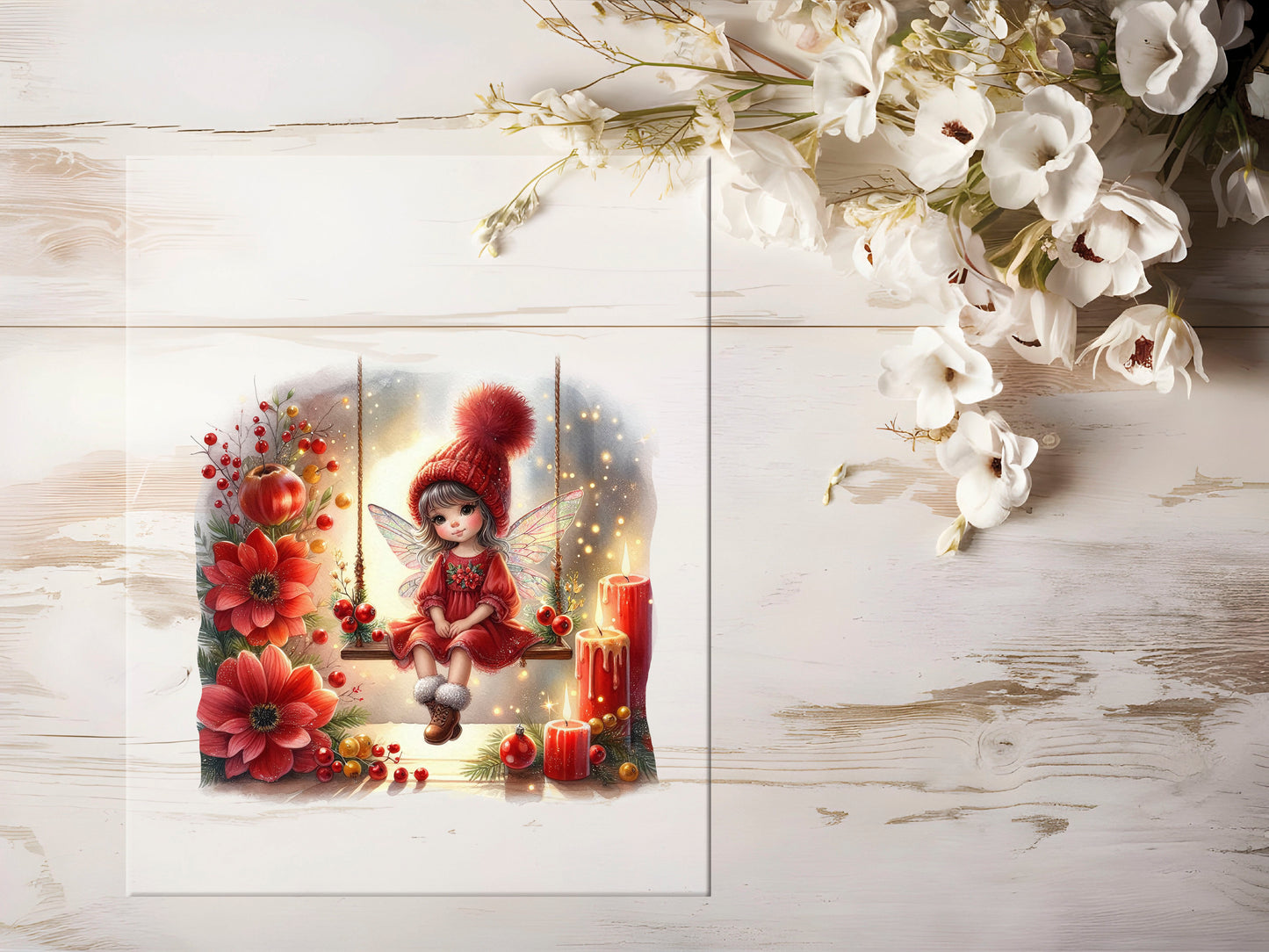 Bügelbild - Weihnachtsfee #0913