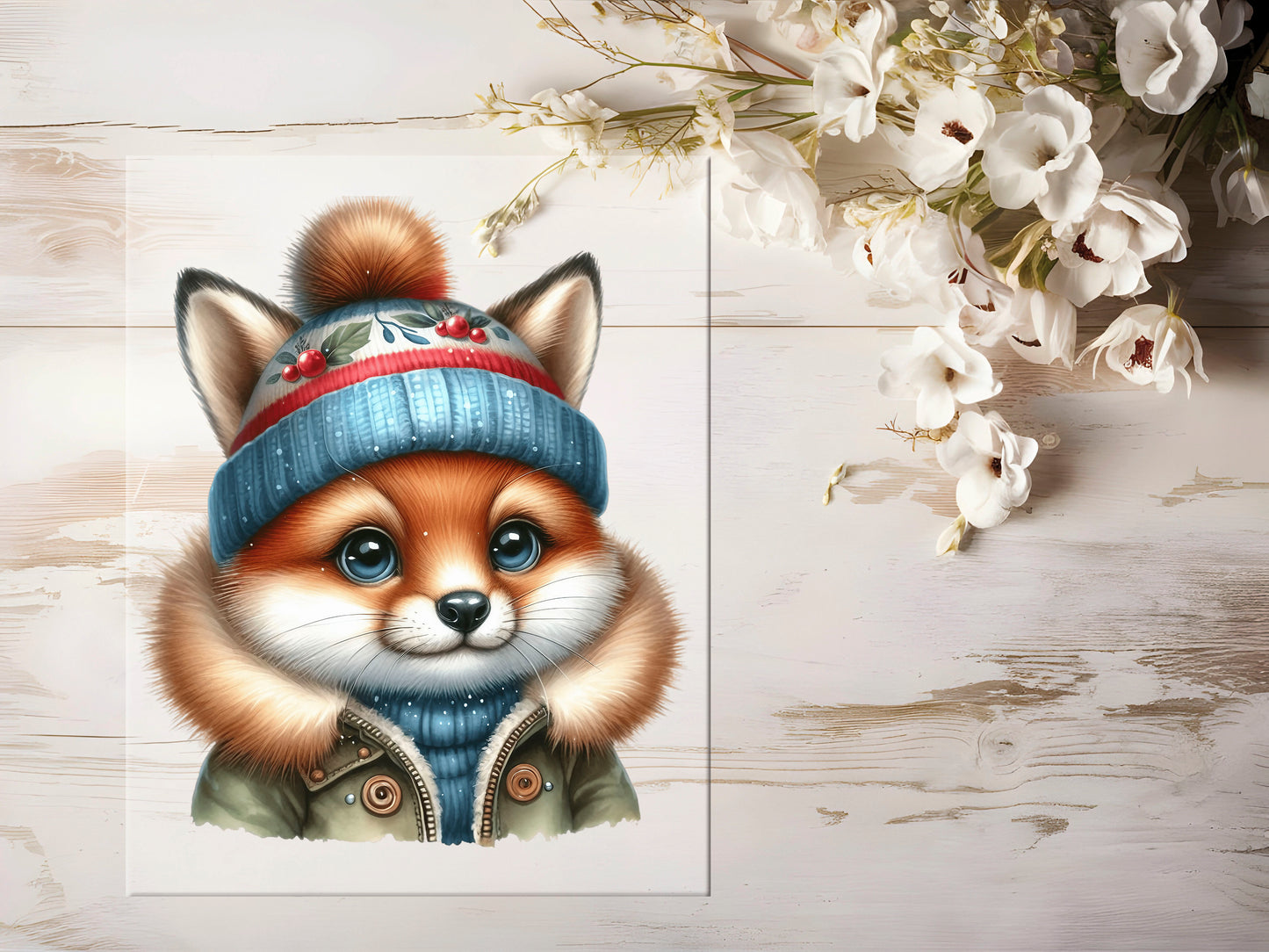 Bügelbild - Winter Fuchs #0921