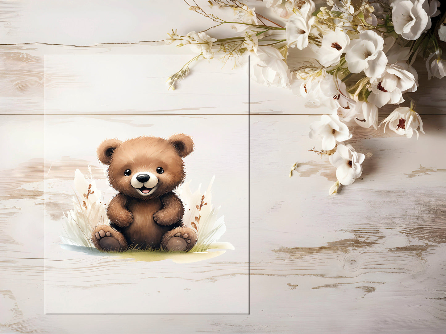 Bügelbild - Bär #0978