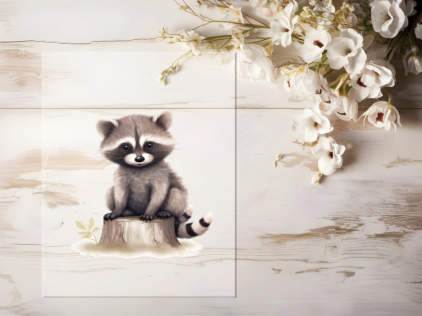 Bügelbild - Waschbär #0973