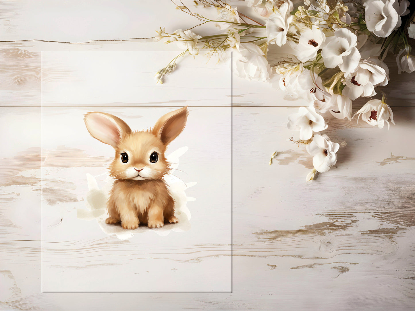 Bügelbild - Hase #0964