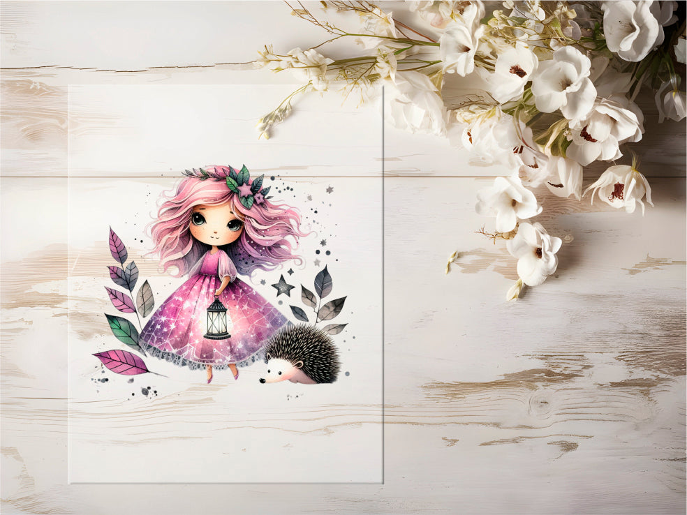 Bügelbild - Herbstmädchen #0737