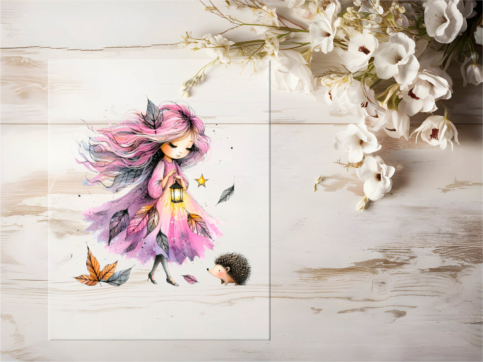 Bügelbild - Herbstmädchen #0740