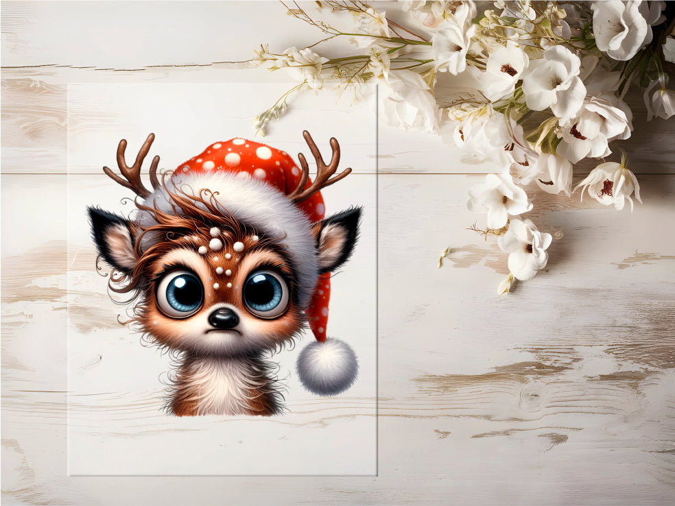 Bügelbild - X-Mas Reh #0650