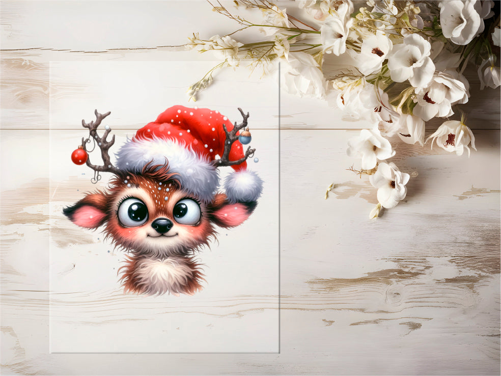 Bügelbild - X-Mas Reh #0652
