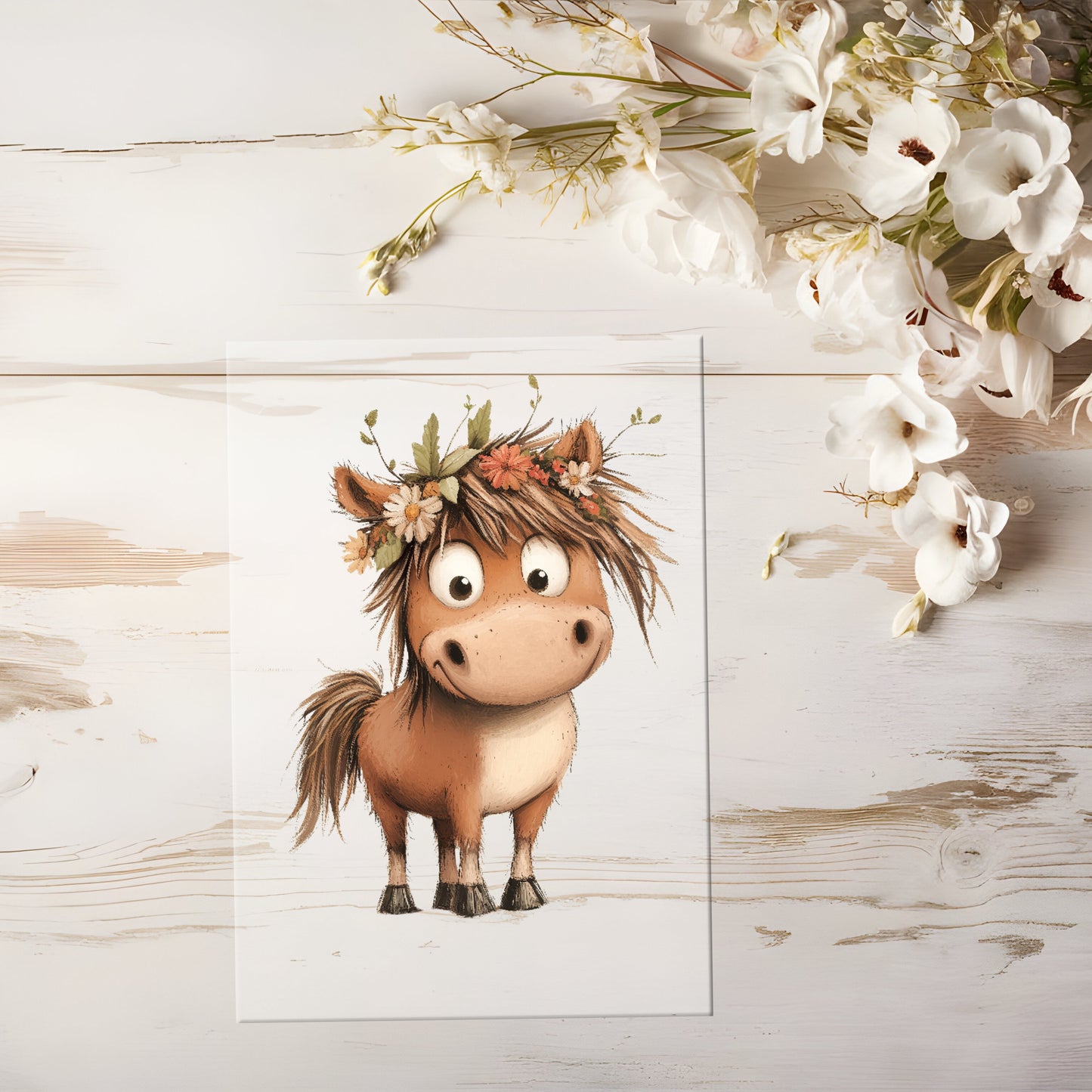 Bügelbild - Süßes Pferd #0514