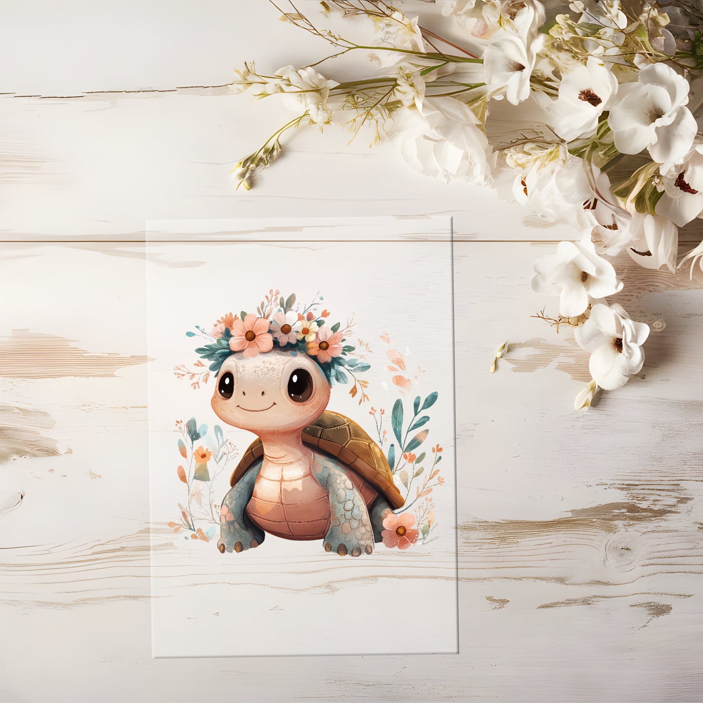 Bügelbild - Süße Schildkröte #0516