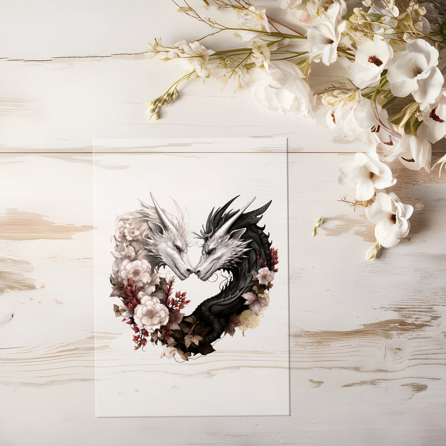 Bügelbild - Drachenliebe #0559