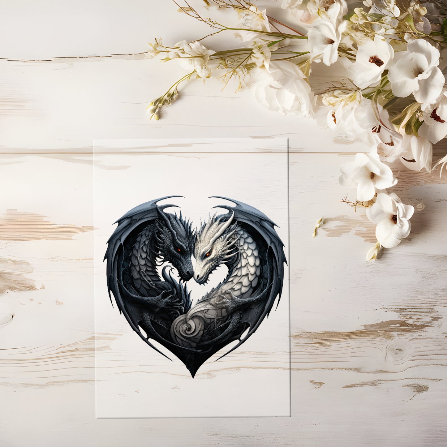 Bügelbild - Drachenliebe #0560