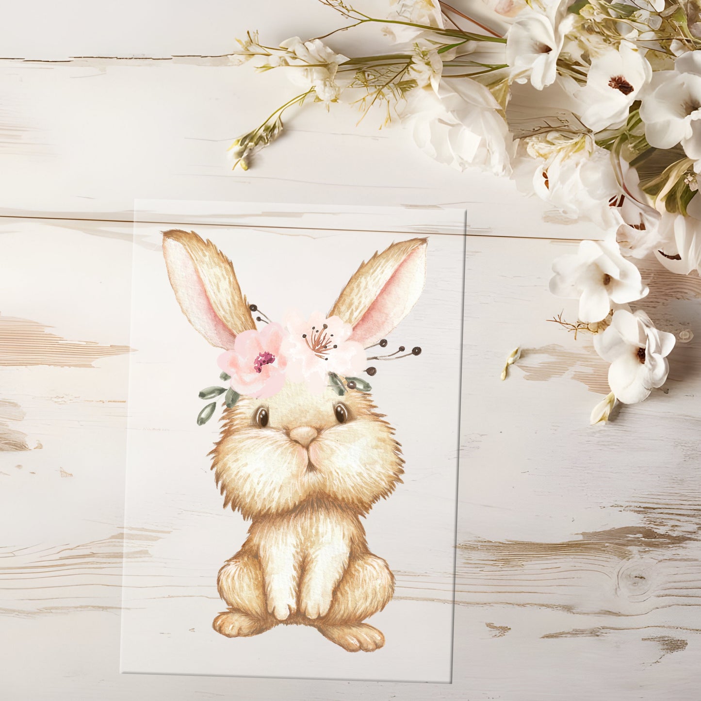 Bügelbild - Waldtiere Hasenmädchen #0583