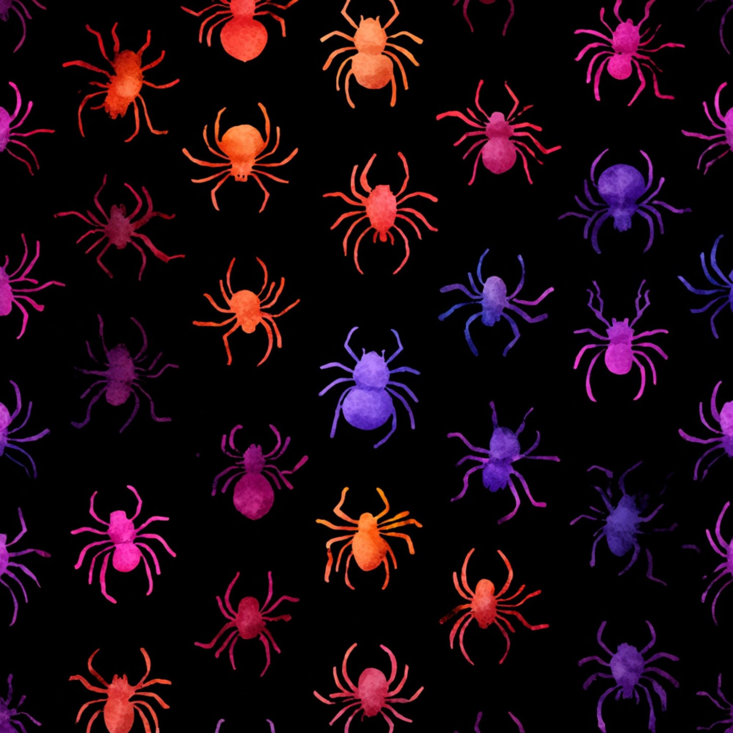 Spinnen Schwarz/Bunt 4