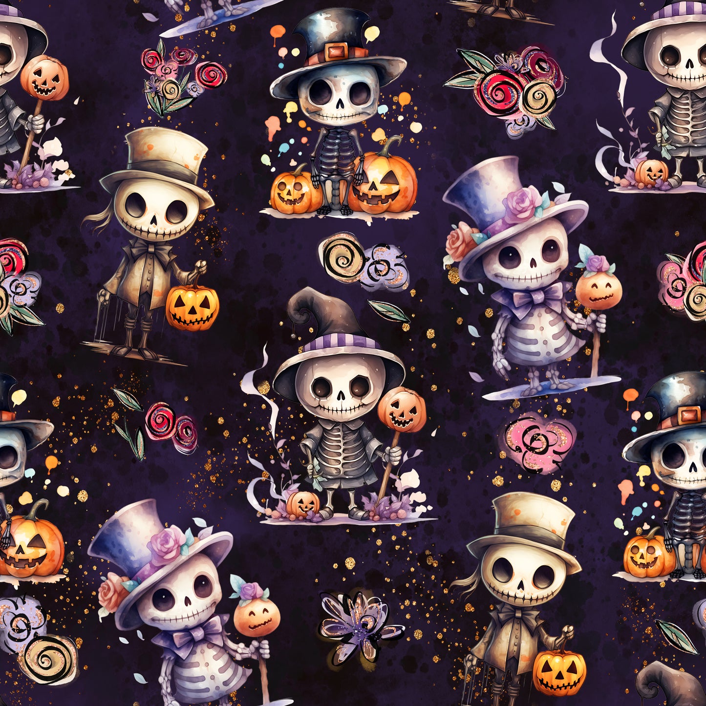 Auktion - 0,5m Jersey - Sweet Skull 3