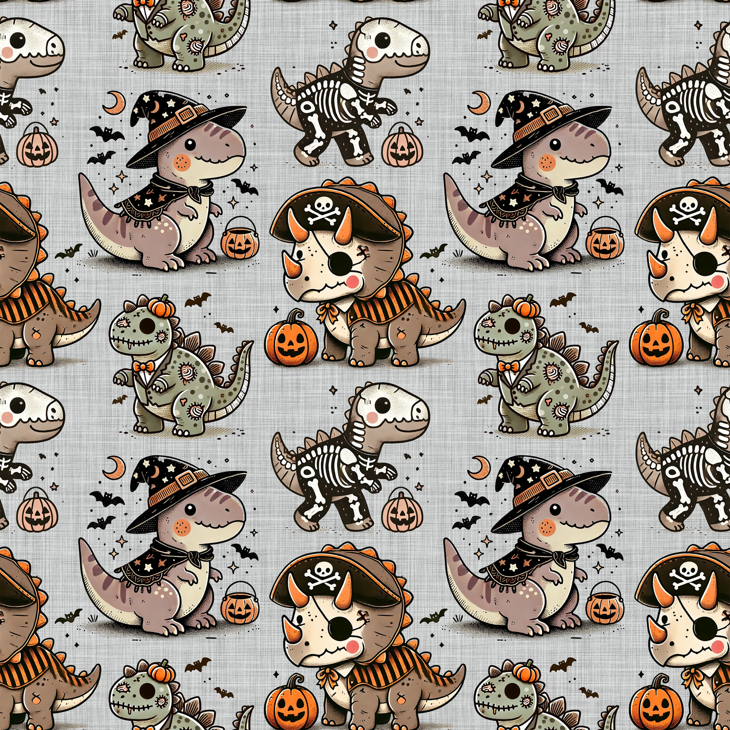 Süße Halloween Dinos