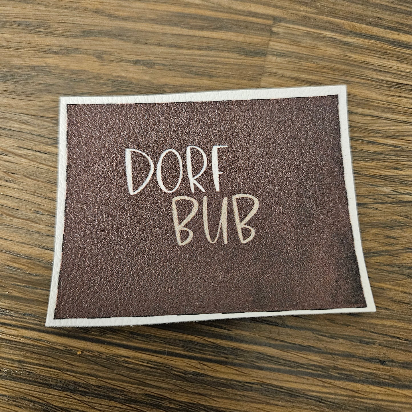 Kunstlederlabel - DorfBub