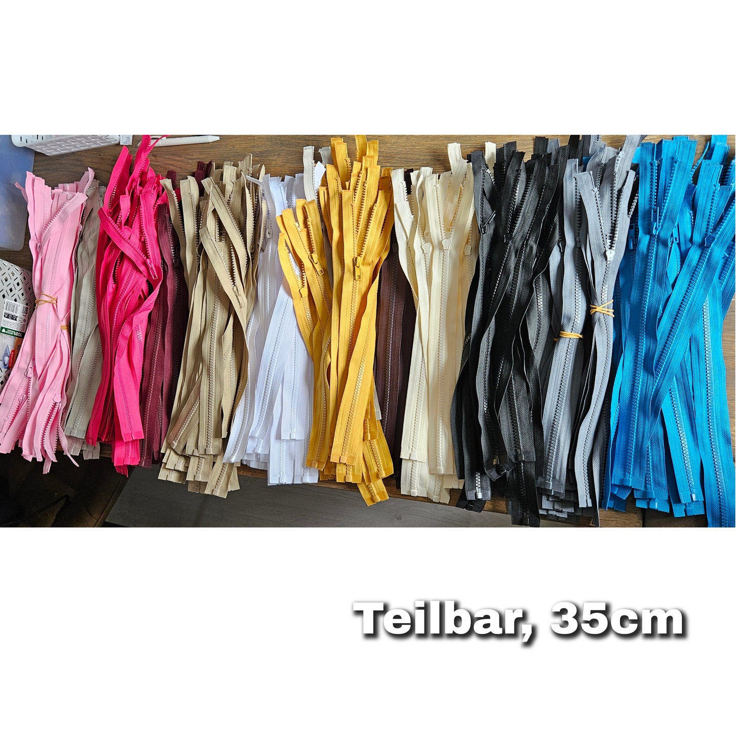 Paket Reißverschluss 35cm - teilbar - 120Stk (2x vorhanden)