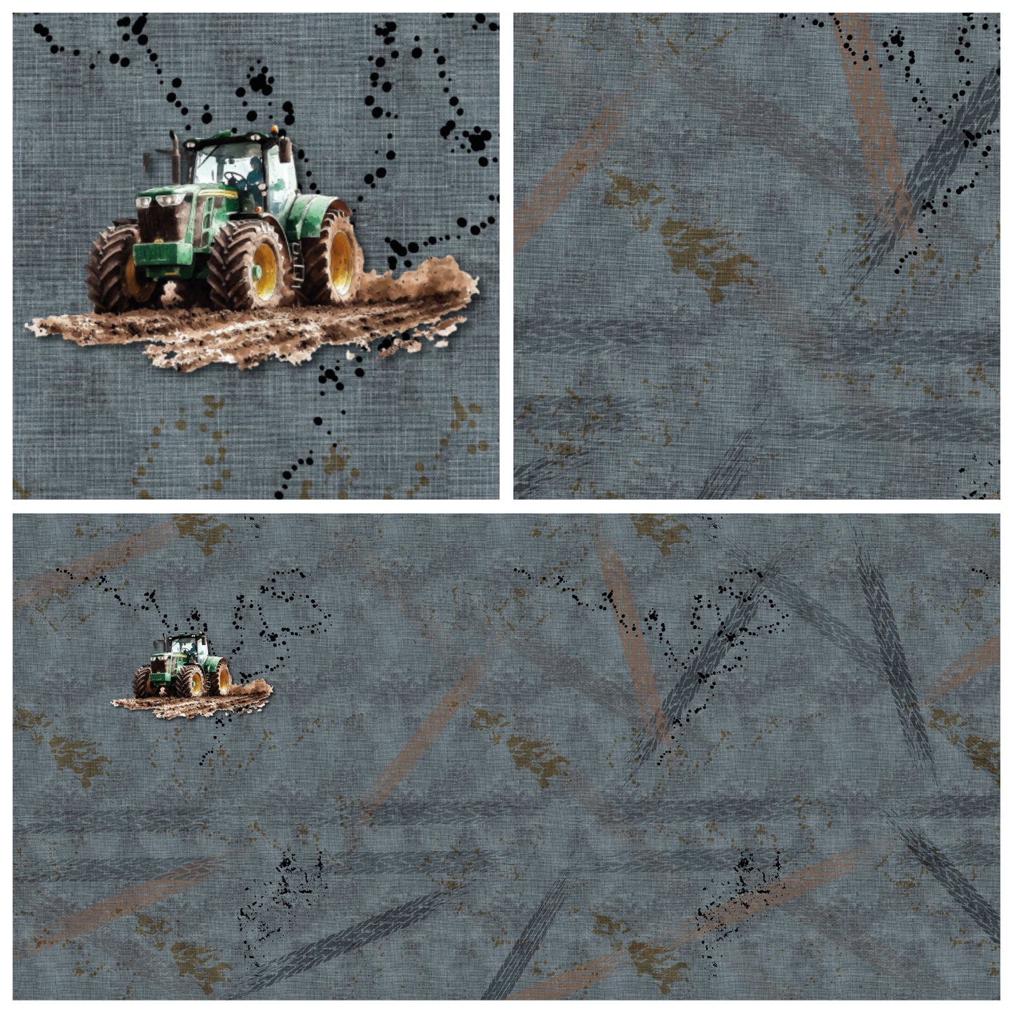 Panel mit Kombi - Traktor Grunge