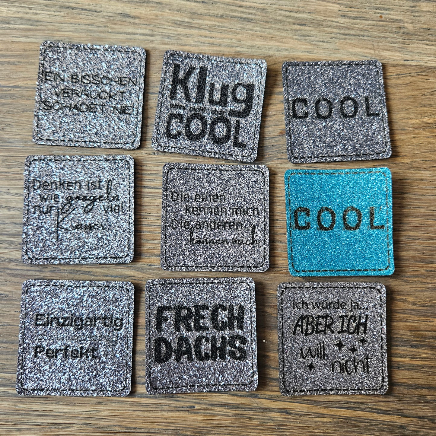 Set Glitzer Patches 2
