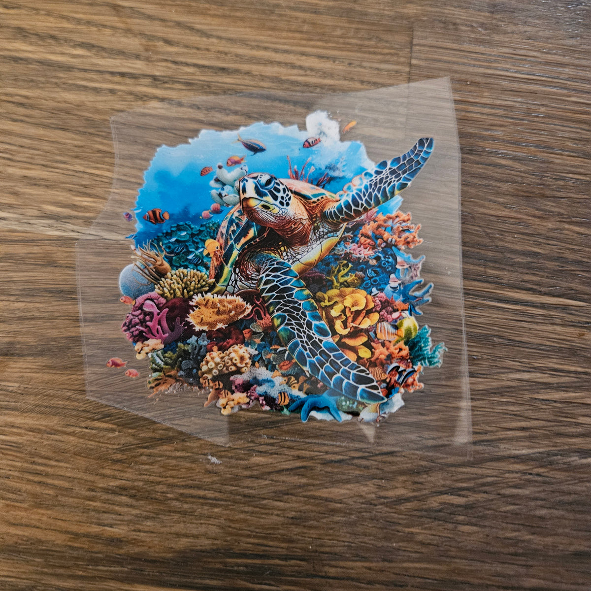 Rub On Aufkleber - Schildkröte ca. 10cm