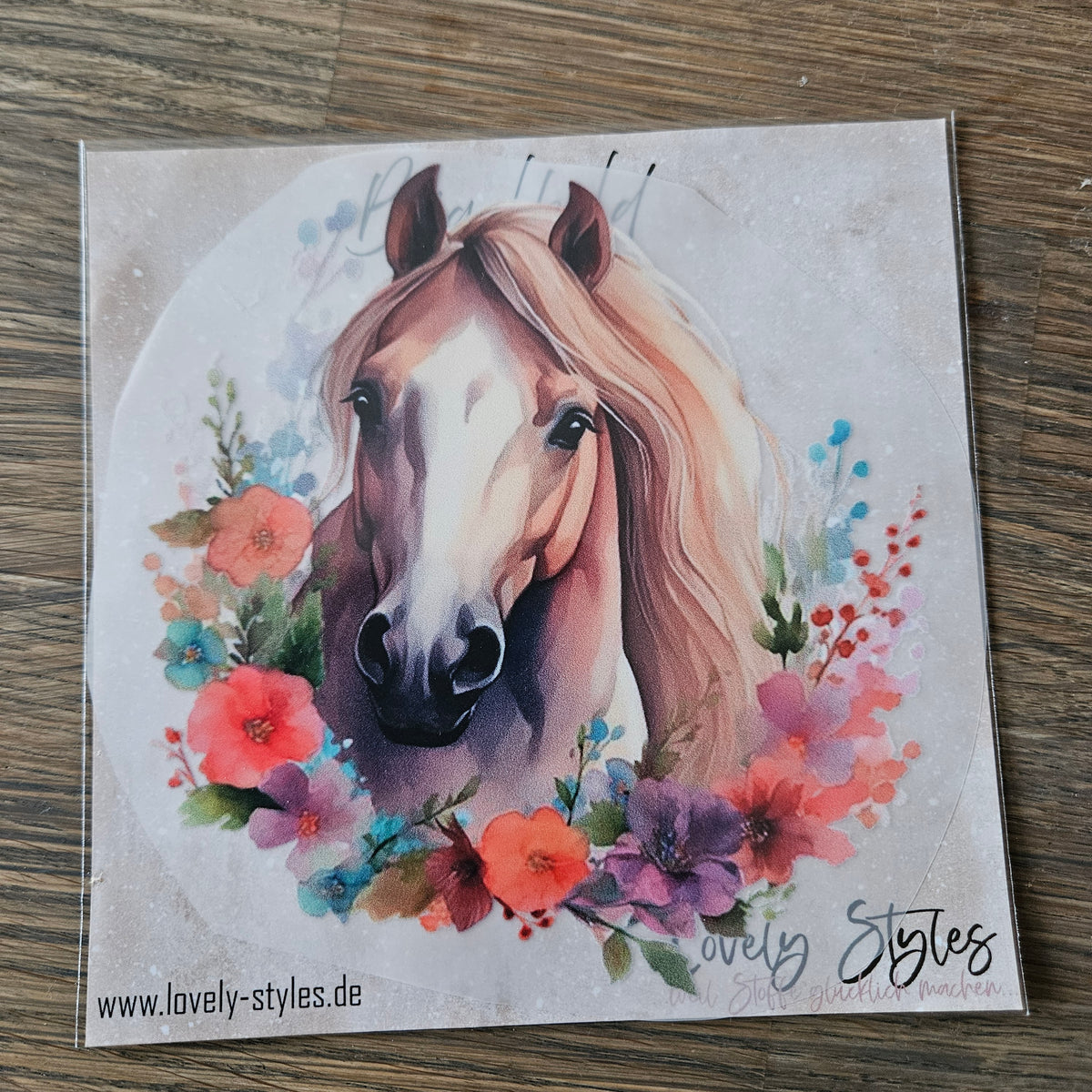 Bügelbild - Pferd ca. 15cm