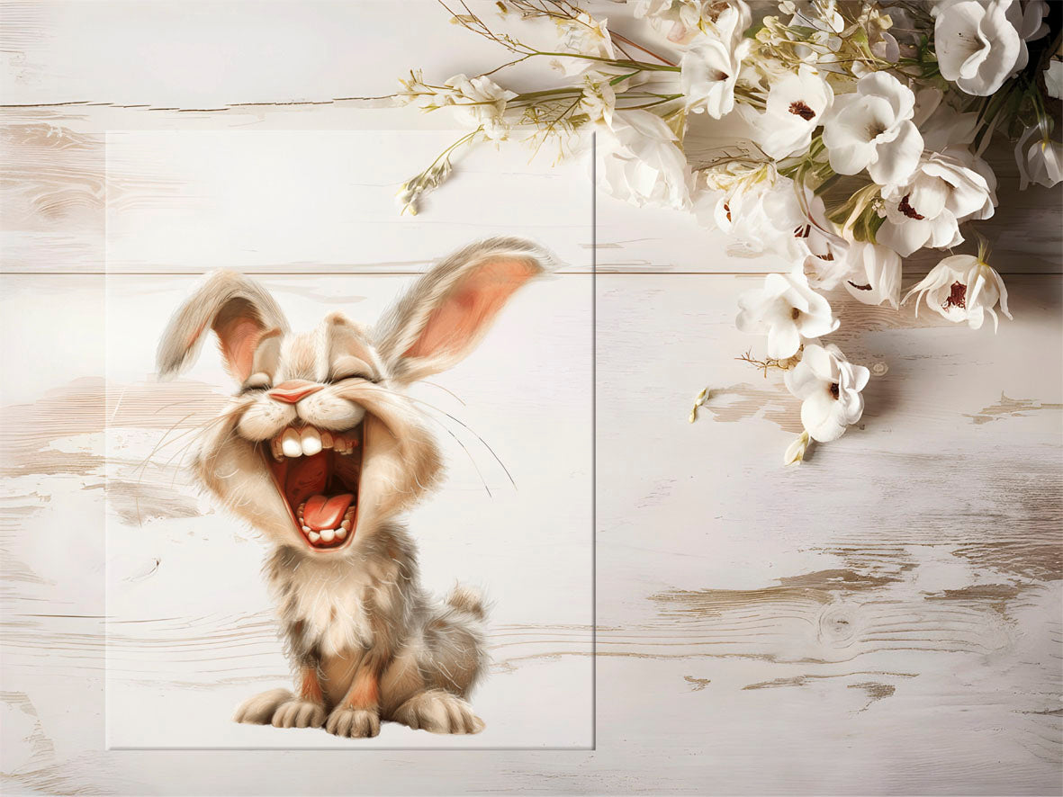 Bügelbild - Lustiger Hase #1556