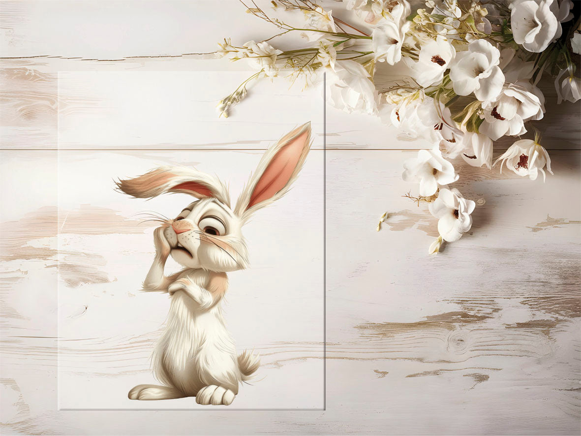 Bügelbild - Lustiger Hase #1553