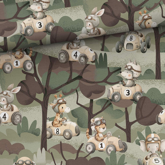 Sommersweat - Autorennen Camouflage