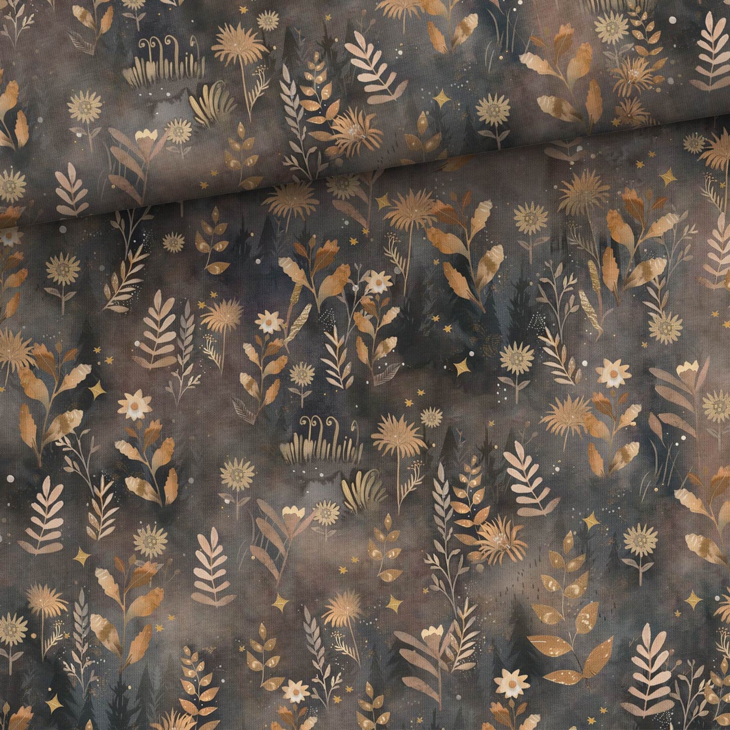 Sommersweat - Waldtiere Bronze Kombi