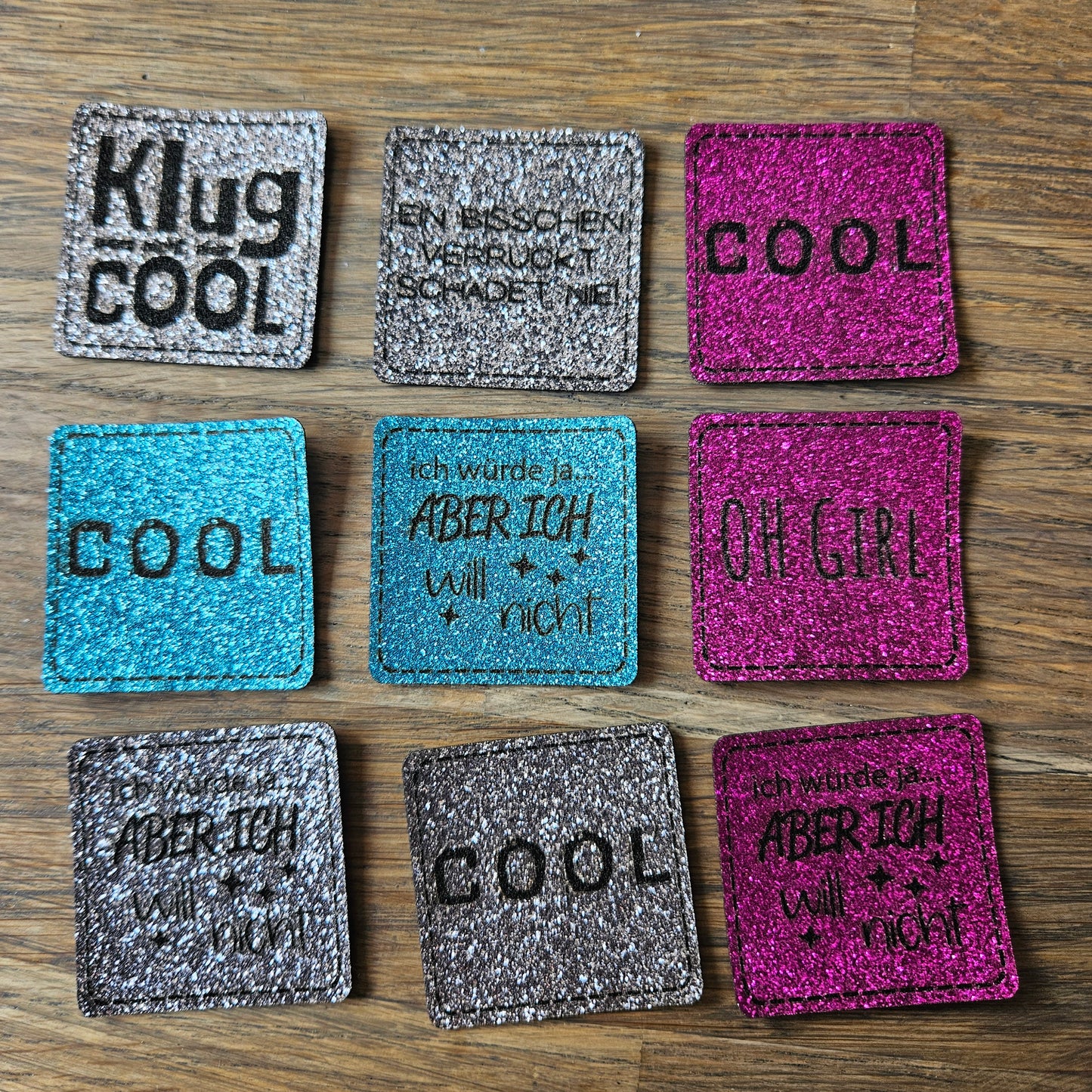 Set Glitzer Patches 1