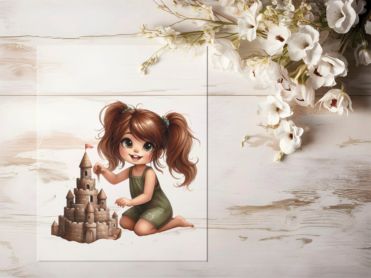 Bügelbild - Strandmädchen #1525