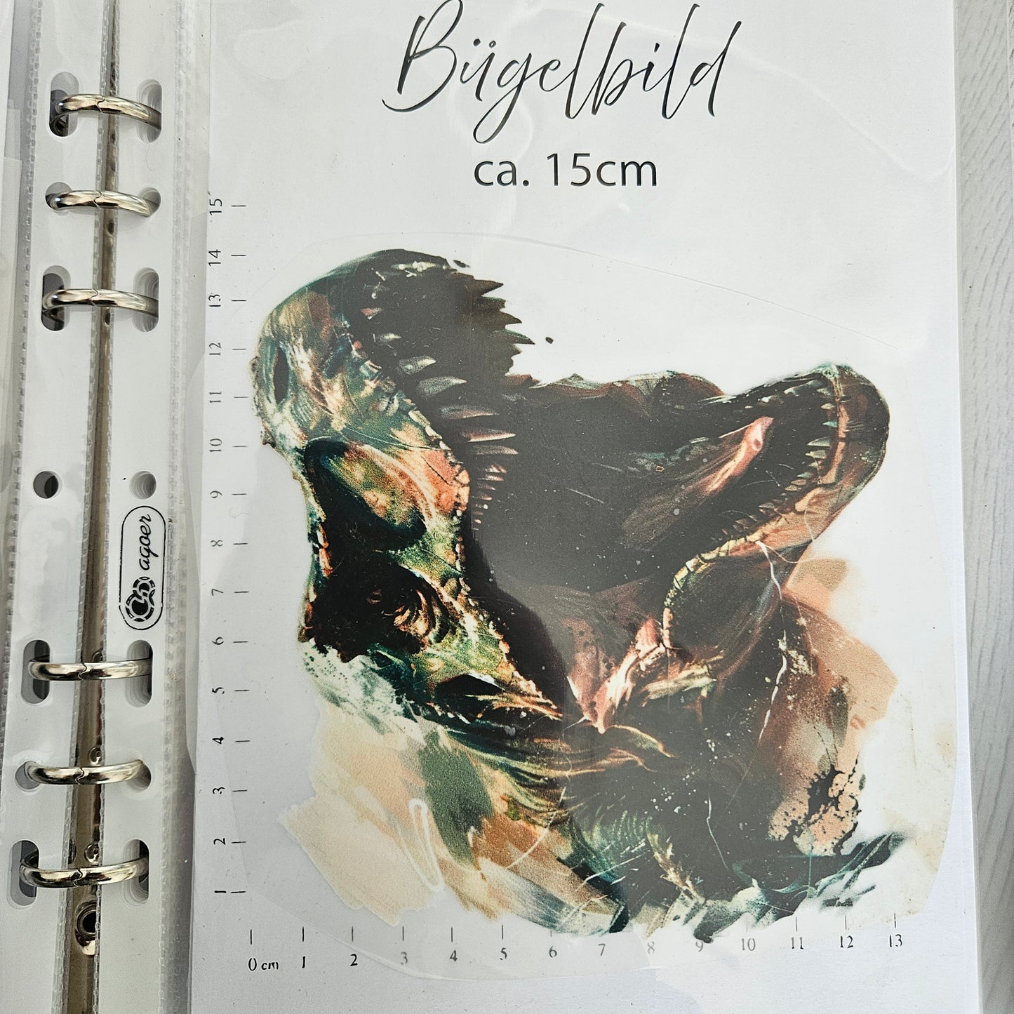Bügelbild - T-Rex ca. 15cm