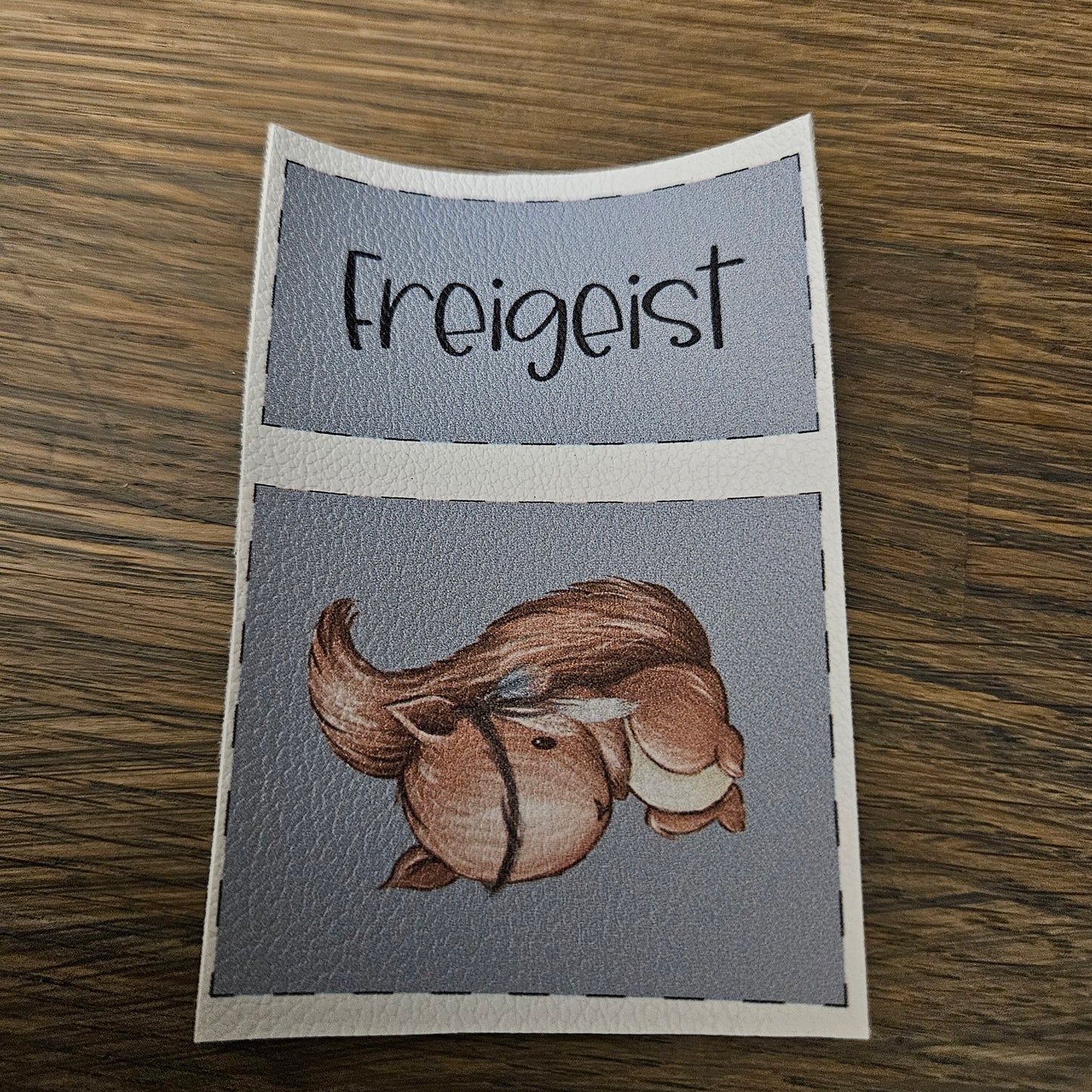 Kunstlederlabel Set - Waldfreunde Eichhörnchen