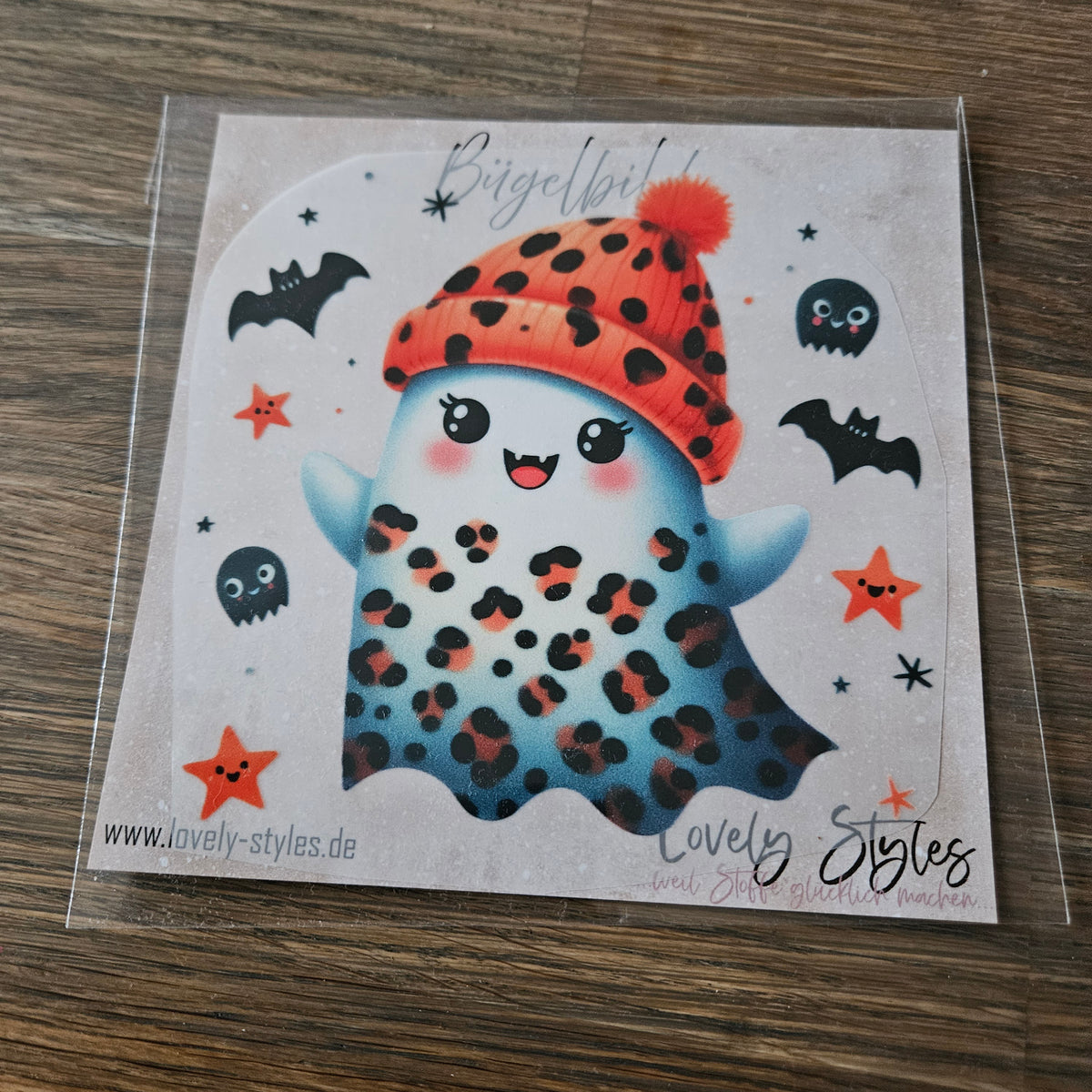 Bügelbild - Geist ca. 15cm