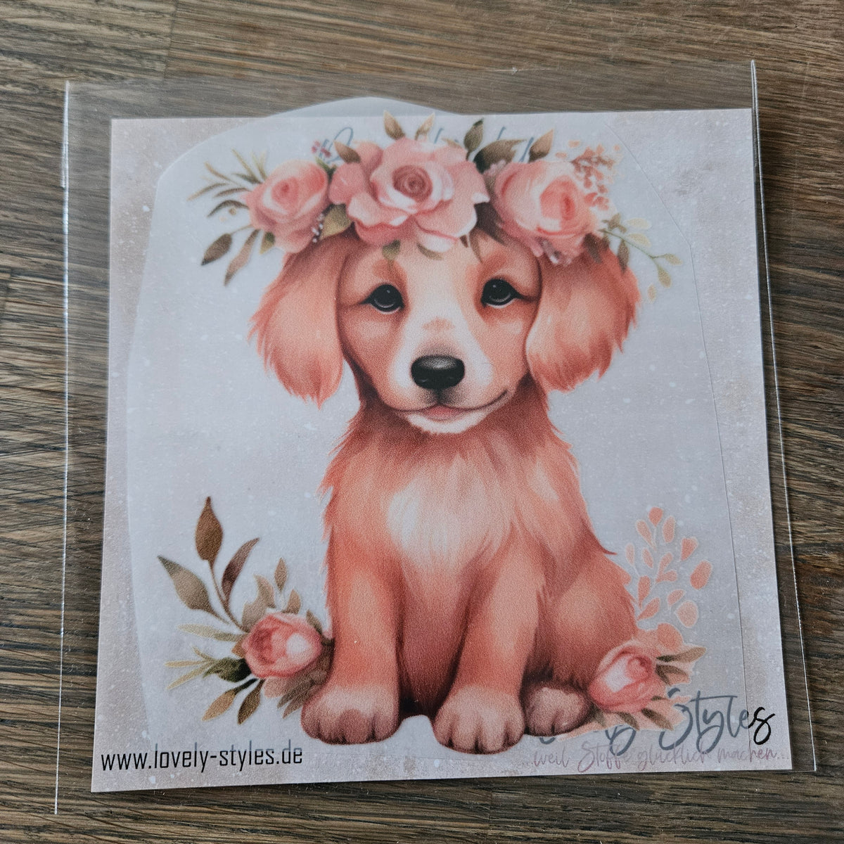 Bügelbild - Hund ca. 15cm