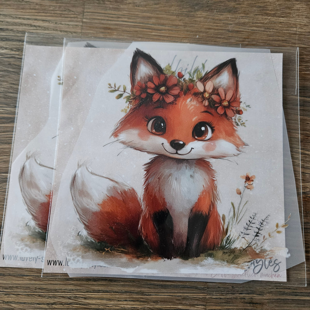Bügelbild - Fuchs ca. 15cm