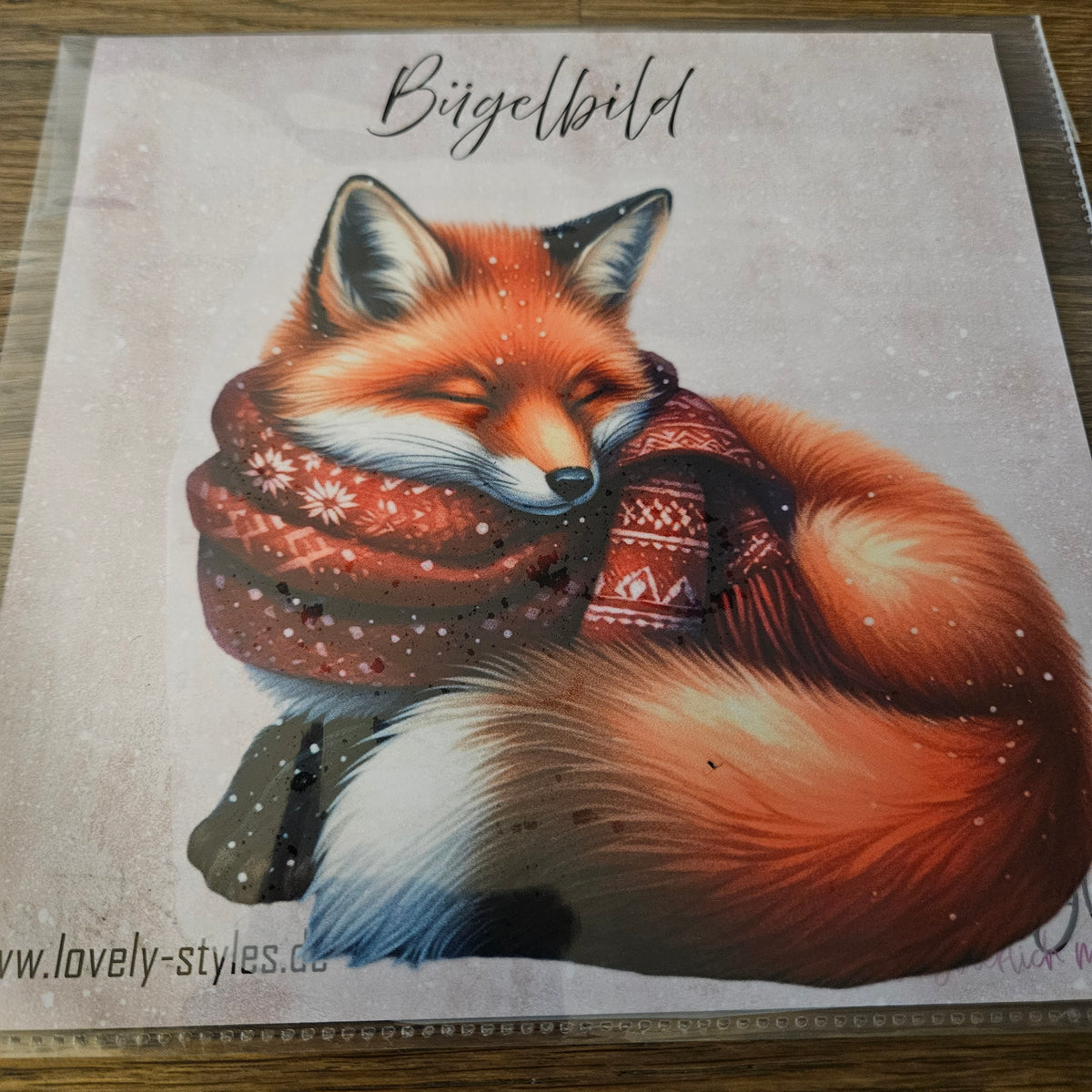 Bügelbild - Fuchs ca. 20cm